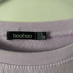 BooHoo Lilac Sweatshirt